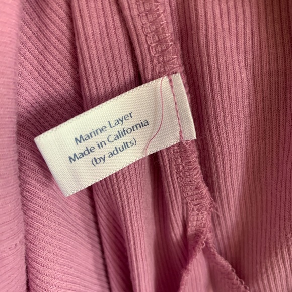 NWOT Marine Layer Cait Lightweight Henley Lilac - Picture 8 of 8